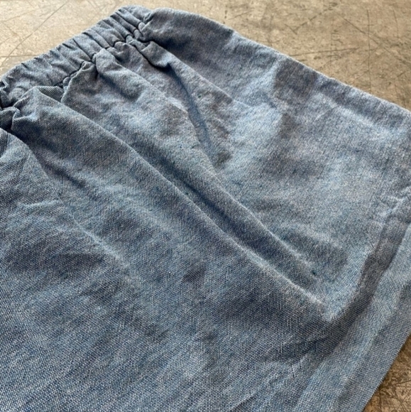 Disney Minnie Mouse Patch Denim Chambray Skirt Skort Girl's Large 10-12 EUC - Picture 7 of 10